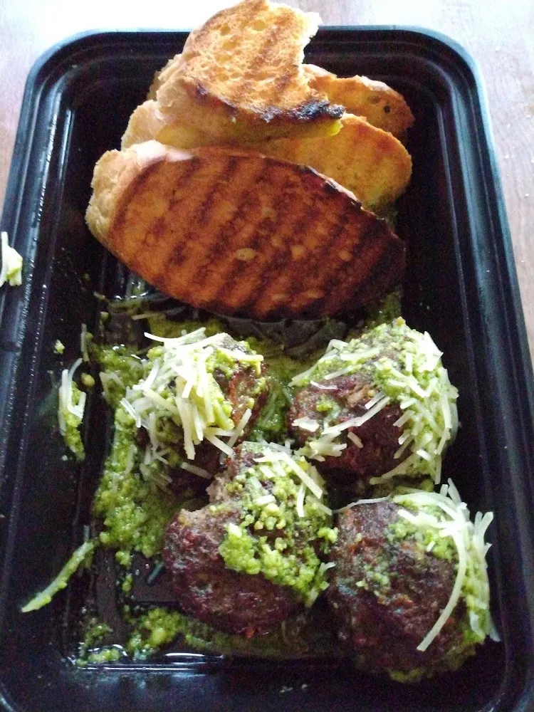 Pesto Meatballs